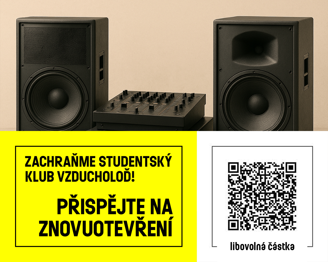 Libovolná částka s obrázkem zvukotechniky
