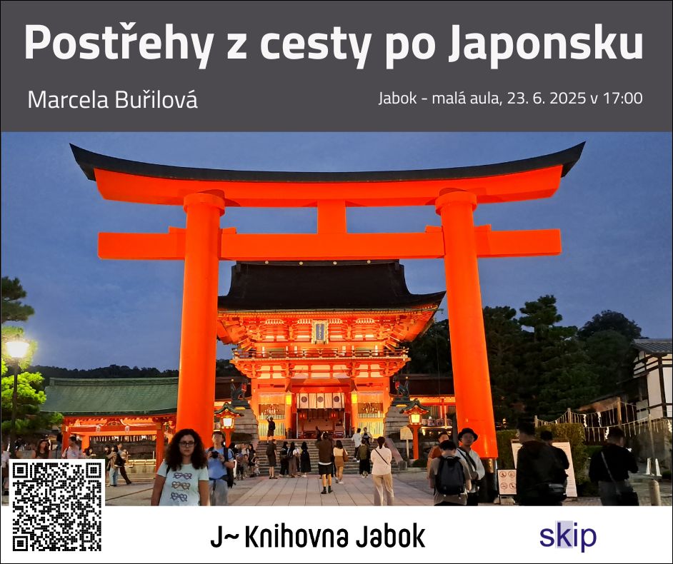 plakát beseda postřehy z Japonska