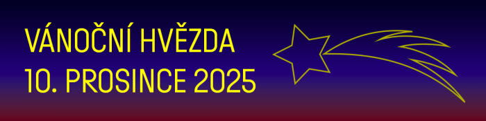 banner vánoční hvězda