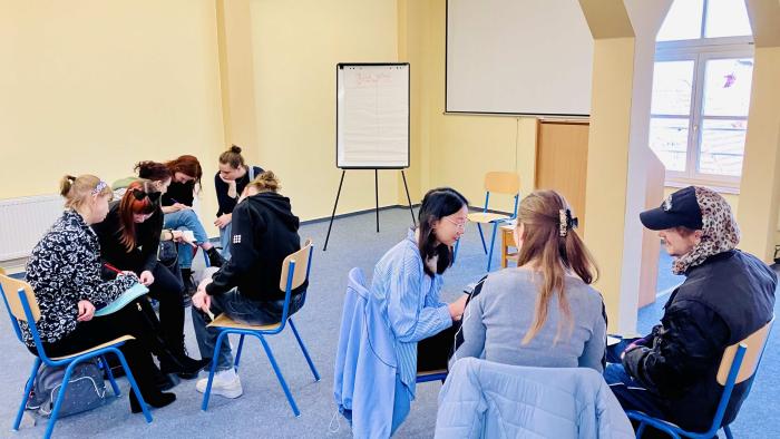 Studenti na MSS II. společně pracují